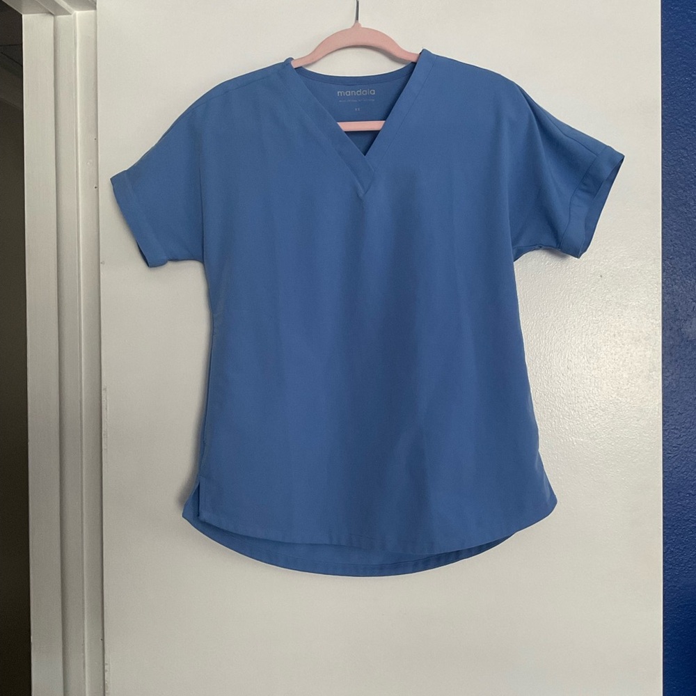 Ceil blue Mandala scrub set